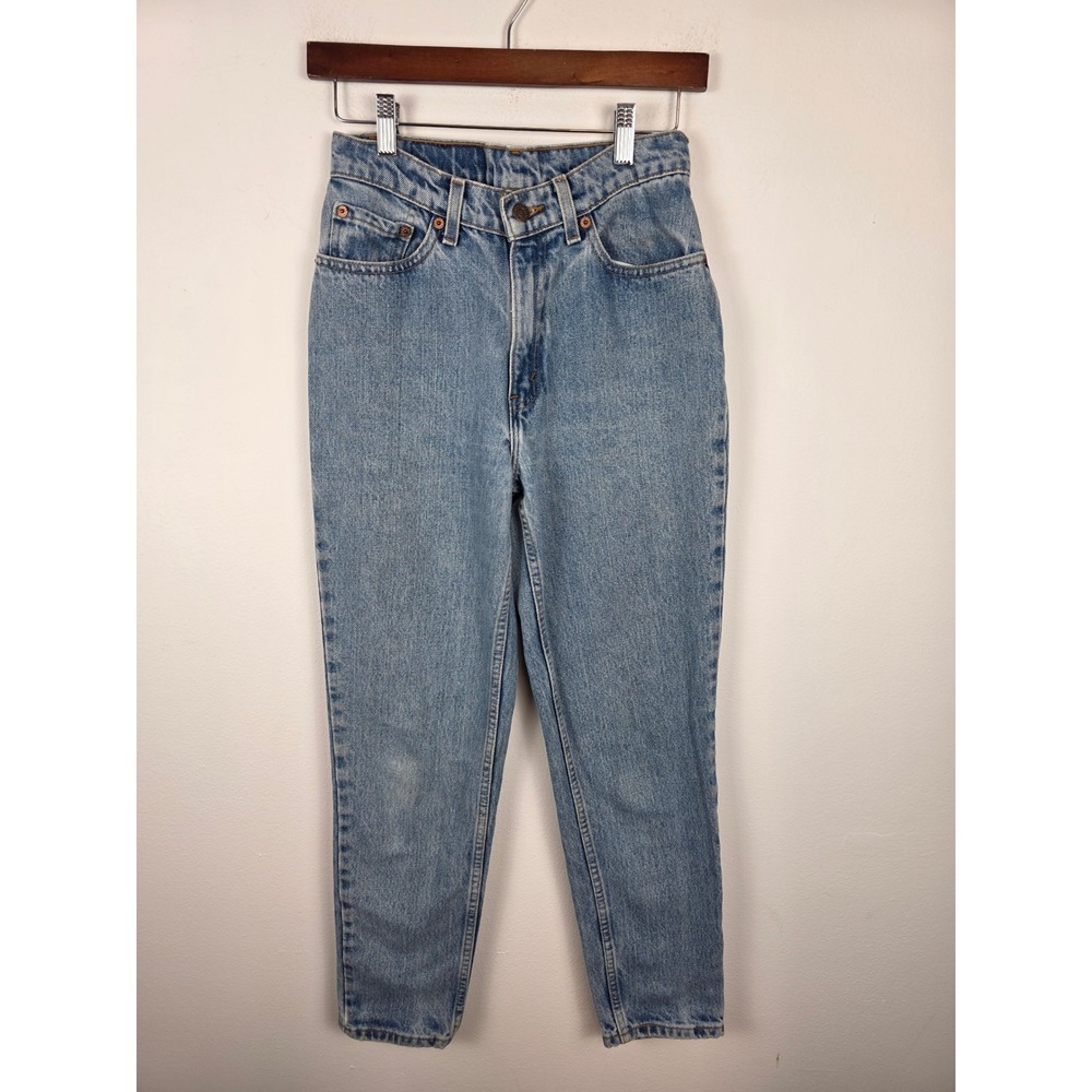 Levi's 512 Vintage 1996 Women's Light Wash Slim Fit Tapered Leg Jeans Size 7S